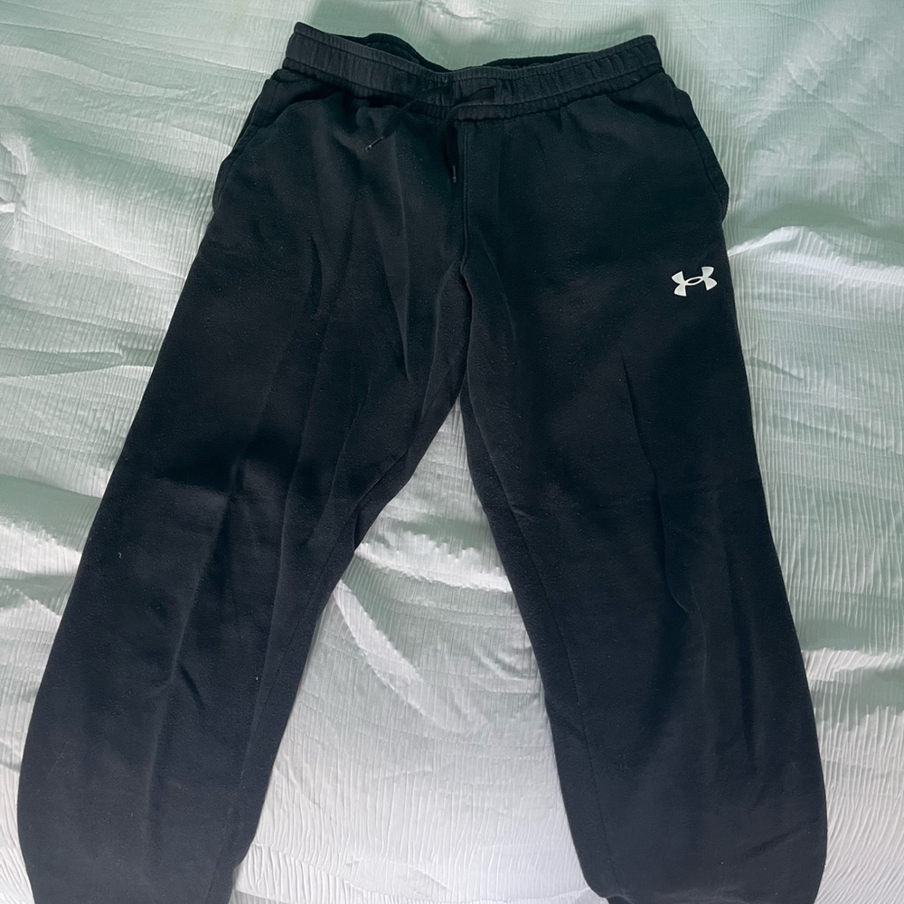 Black under armor sweatpants size Large